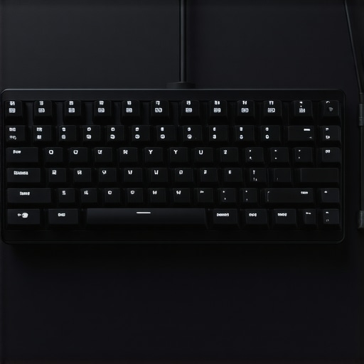 A high-tech ergonomic keyboard integrated with sensors and AI interface for personalized adjustments