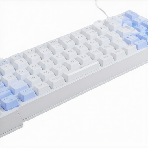 Futuristic low profile mechanical keyboard showcasing customizable switches and sleek design