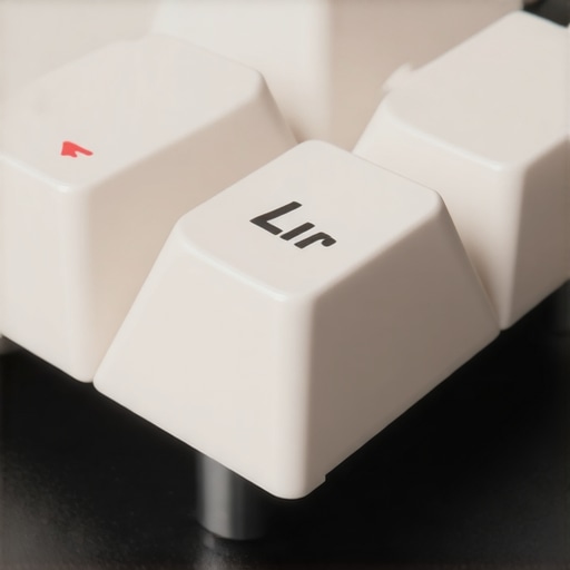 Close-up of silent mechanical keyboard switches with damping technology and ergonomic features