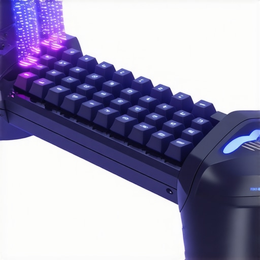 Advanced ergonomic mechanical keyboard with biometric sensors and modular components