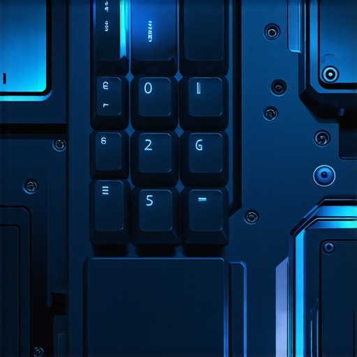 Advanced ergonomic keyboard featuring biometric sensors and adaptive materials