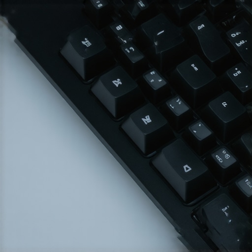 Close-up image of a low profile silent mechanical keyboard highlighting damping technology