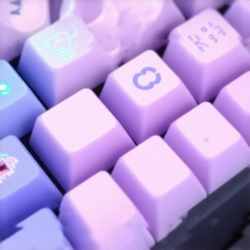 Close-up of a silent mechanical keyboard highlighting damping layers and adjustable keys