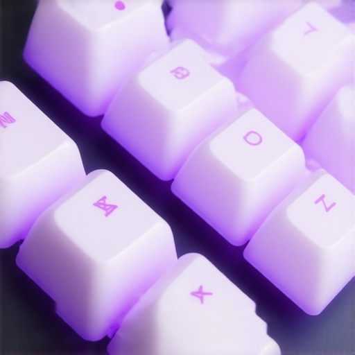 Close-up view of damping layers inside a low profile mechanical keyboard