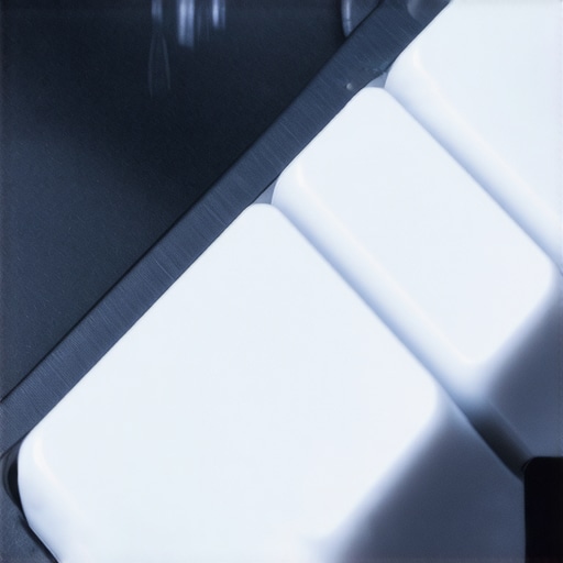 Close-up of ergonomic mechanical keyboard with advanced materials.