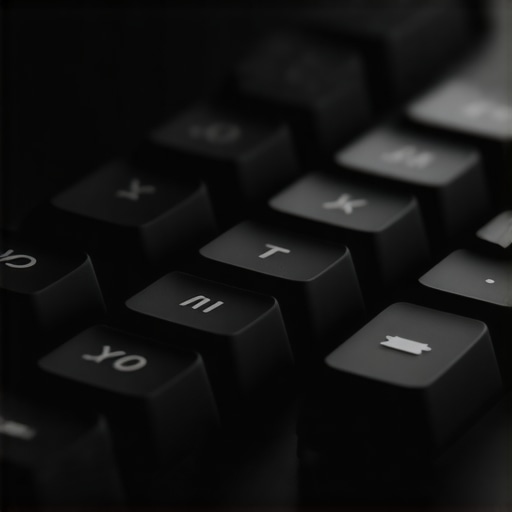 Close-up of a silent mechanical keyboard showcasing damping materials and ergonomic design