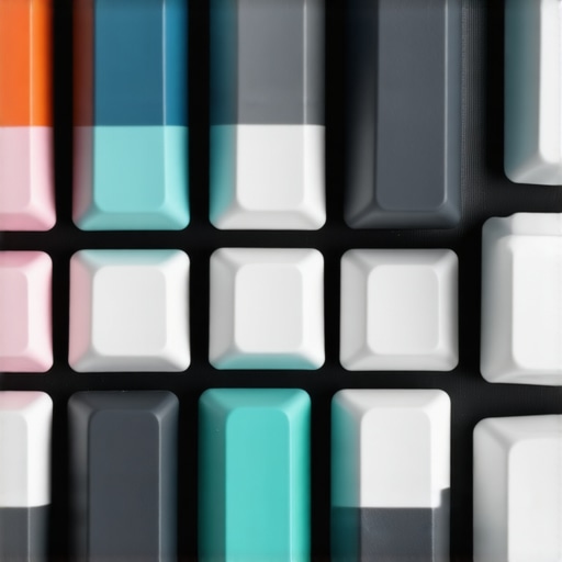 A detailed shot of a customizable mechanical keyboard showing hot-swappable switches and modular components.