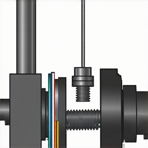 Cross-section of silent mechanical switch highlighting damping features.