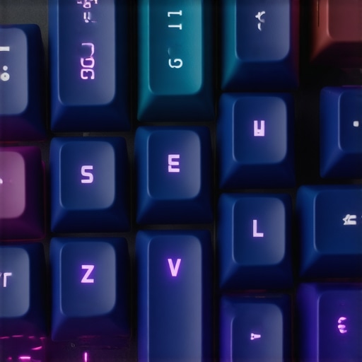 Close-up of a sleek silent mechanical keyboard highlighting low profile switches and keycaps.