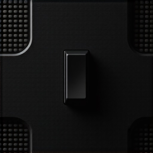 Close-up of advanced materials used in silent keyboard switches
