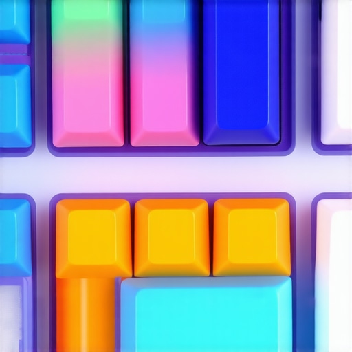 Close-up view of a customizable mechanical keyboard showing various switches and keycaps.