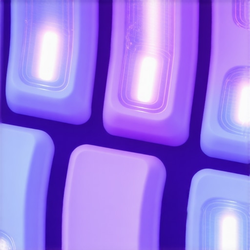 Close-up view of a modular mechanical keyboard highlighting switch customization and adaptive settings interface