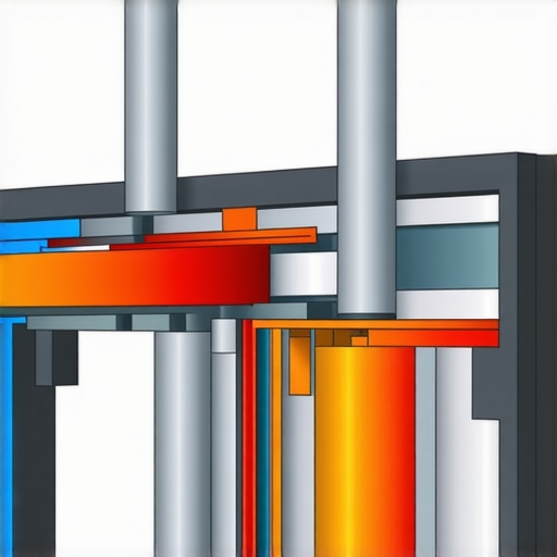 Detailed technical diagram of a low profile mechanical switch with damping and thermal features