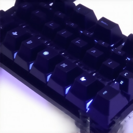 A cutting-edge ergonomic mechanical keyboard showcasing adjustable switches and embedded health sensors.