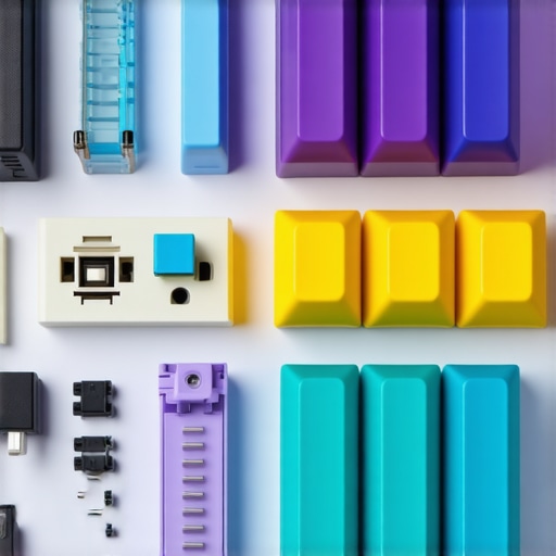 Detailed view of modular keyboard internals highlighting sockets, stabilizers, and switch mounts