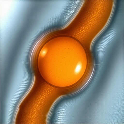 Close-up image of nanostructured damping layer within a silent mechanical keyboard switch.