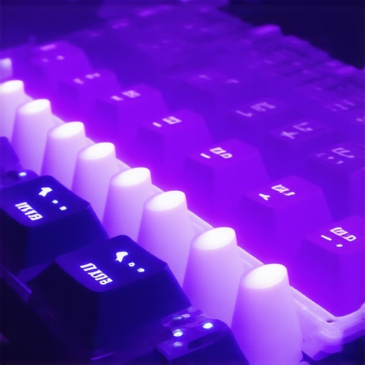 A sleek, modular mechanical keyboard showcasing silent switches and ergonomic tilting mechanisms.