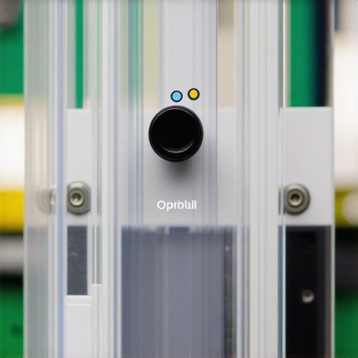 A detailed image showcasing the intricate design of an optical switch with internal components