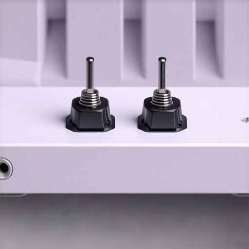 A detailed image showcasing the internal components of a silent mechanical switch emphasizing damping mechanisms.