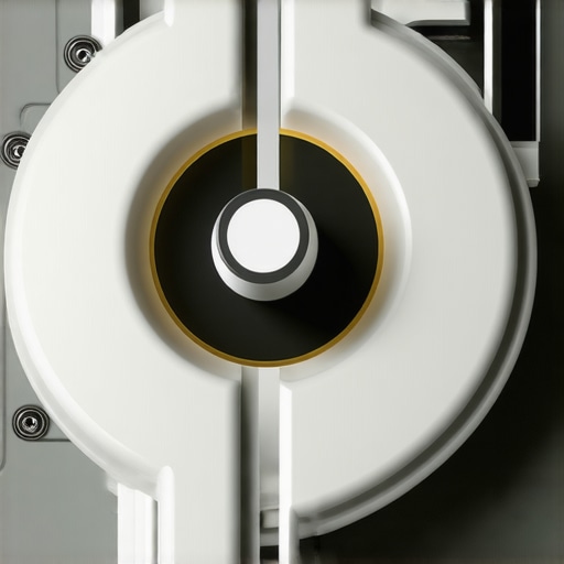 Detailed view of a silent switch's internal components with damping materials and complex structures for noise reduction.