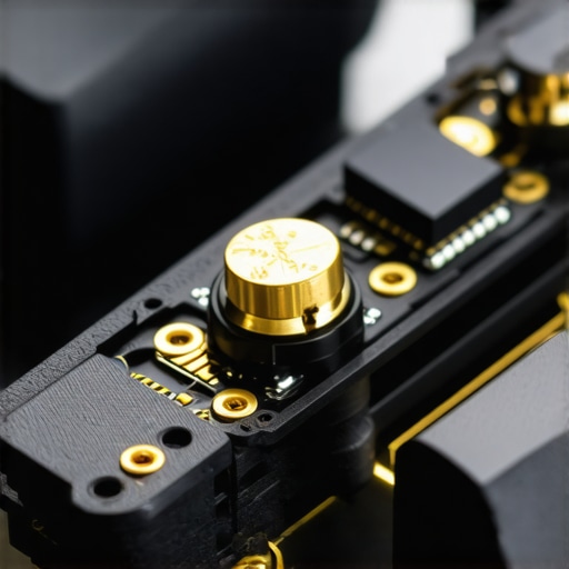 Detailed view of stabilizers with damping and gold-plated contacts enhancing durability.
