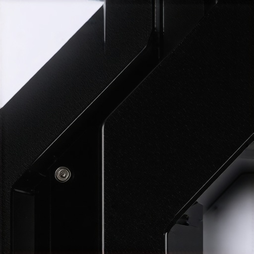 A detailed image showing layered damping materials inside a sleek ergonomic mechanical keyboard.