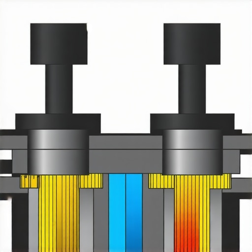 Diagram illustrating advanced damping mechanisms inside mechanical switches for reduced noise and enhanced feel.