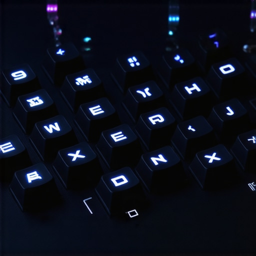 A sleek ergonomic silent mechanical keyboard showcasing customizable switches and advanced damping materials.