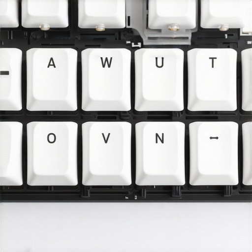 Futuristic ergonomic mechanical keyboard showcasing magnetic switches and shape-memory adaptable components.
