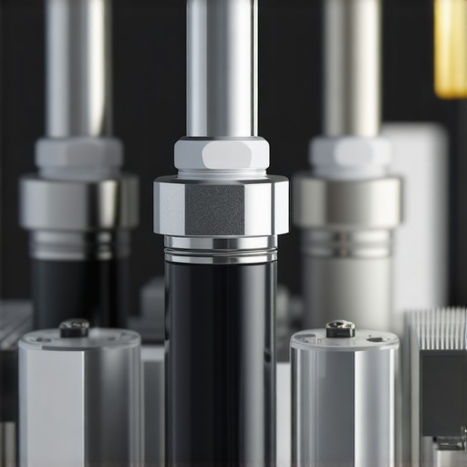 Macro image of a cutting-edge low profile mechanical switch highlighting damping mechanisms and microfluidic channels.