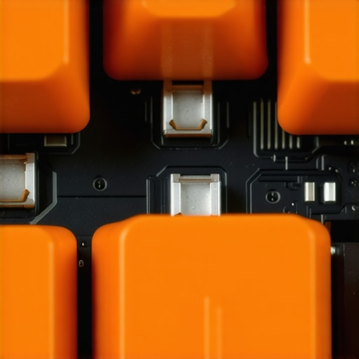 High-resolution macro image showing platinum contacts within a keyboard socket emphasizing durability.