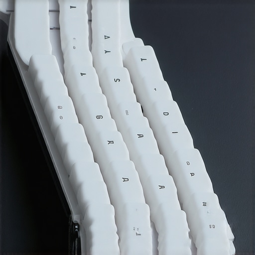 Detailed view of silent switches with damping layers and modular components
