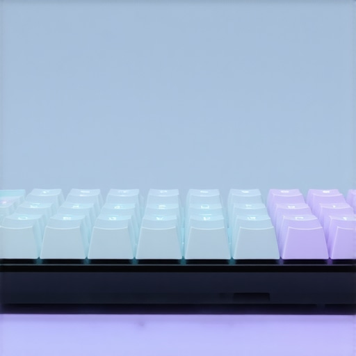 A detailed view of a slim, modern mechanical keyboard featuring magnetic actuation technology, emphasizing innovation.