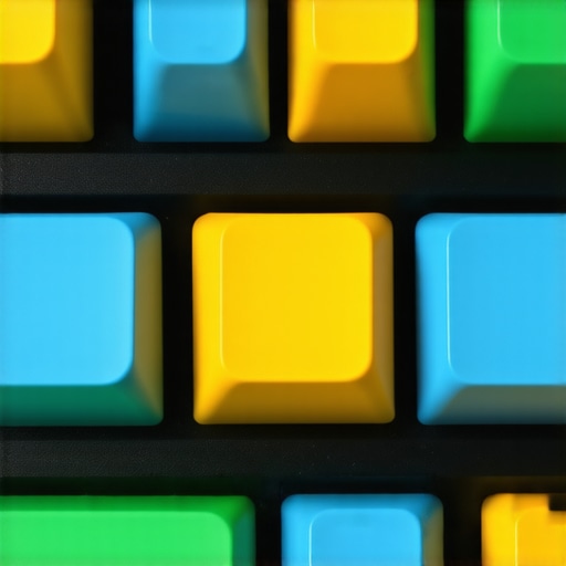 Detailed view of customizable mechanical keyboard switches with firmware interfaces