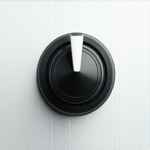High-resolution image of a silent mechanical switch highlighting new magnetic and damping features