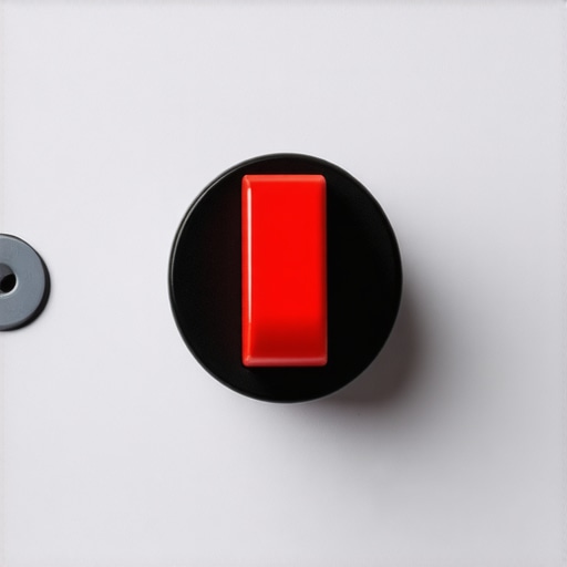 Detailed close-up of silent mechanical switch highlighting internal dampening mechanisms