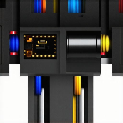 Cross-section of a silent mechanical switch highlighting advanced damping materials and internal chambers.