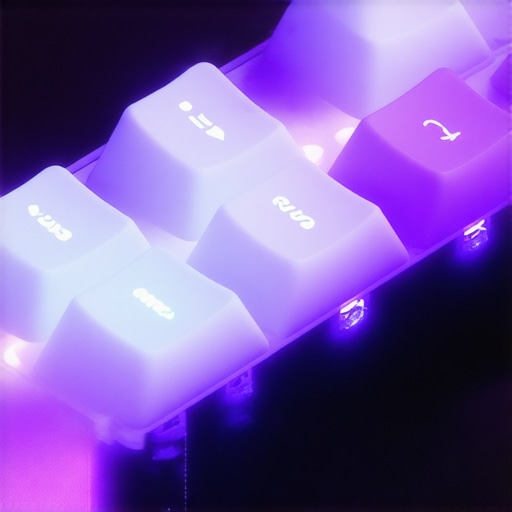 Close-up view of damping layers inside a sleek low profile mechanical keyboard