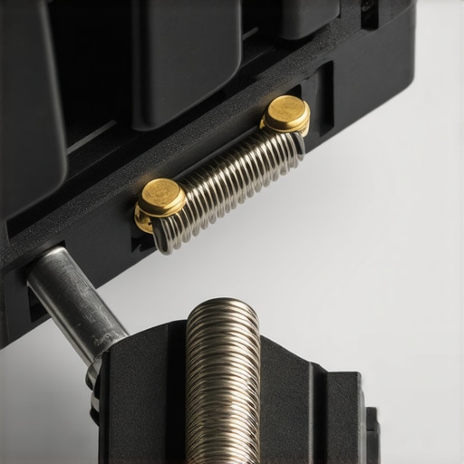 Detailed image showing the springs and damping components inside a mechanical keyboard switch.