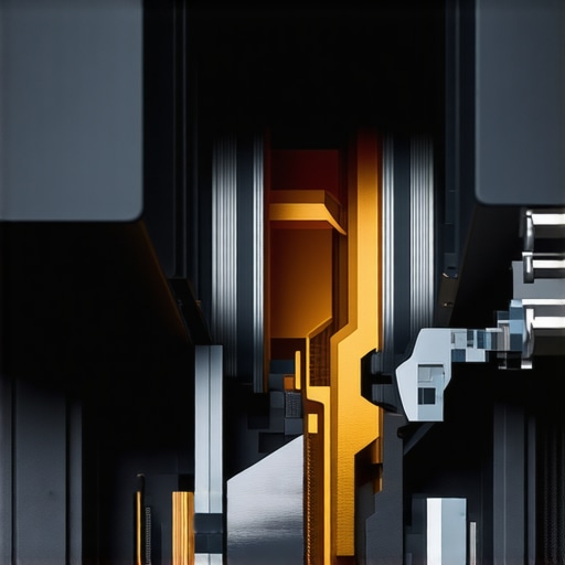 Cross-sectional view of a mechanical keyboard switch illustrating multi-layer damping materials designed for noise reduction.