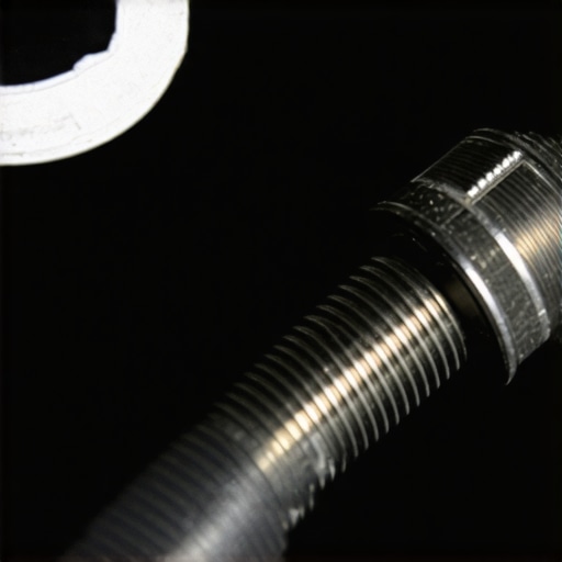 Detailed macro shot of a magnetic Hall-effect silent switch showing internal electromagnetic structure and damping layers.