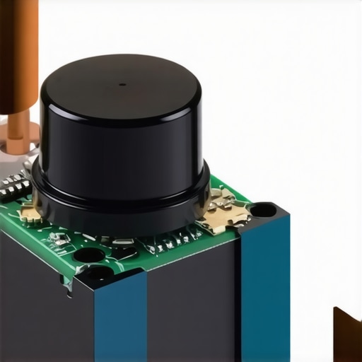 Detailed view of a silent mechanical keyboard switch with magnetic sensors and damping elements.