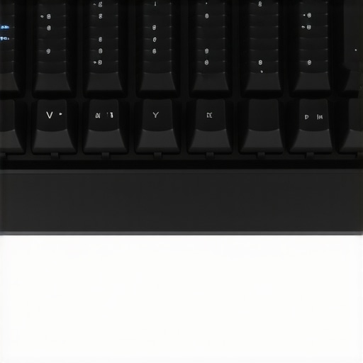 A high-tech ergonomic keyboard featuring adjustable components and biometric sensors for personalized comfort.