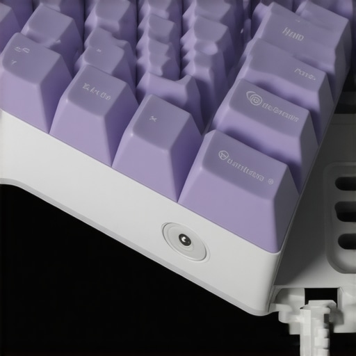 A conceptual illustration of a flexible, shape-adjusting ergonomic mechanical keyboard showing its adaptive features.